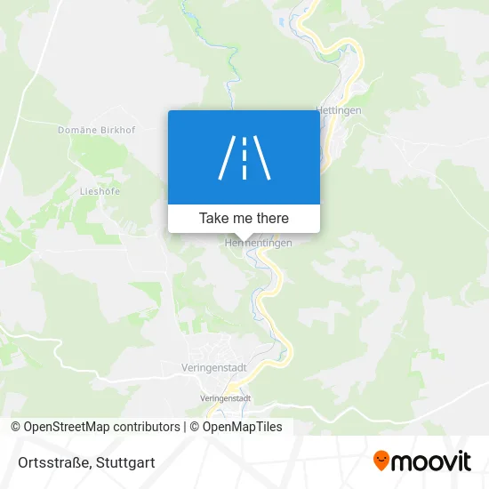 Карта Ortsstraße