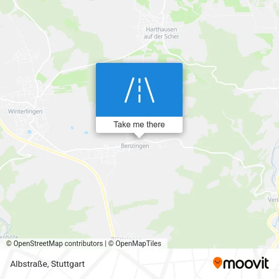 Карта Albstraße