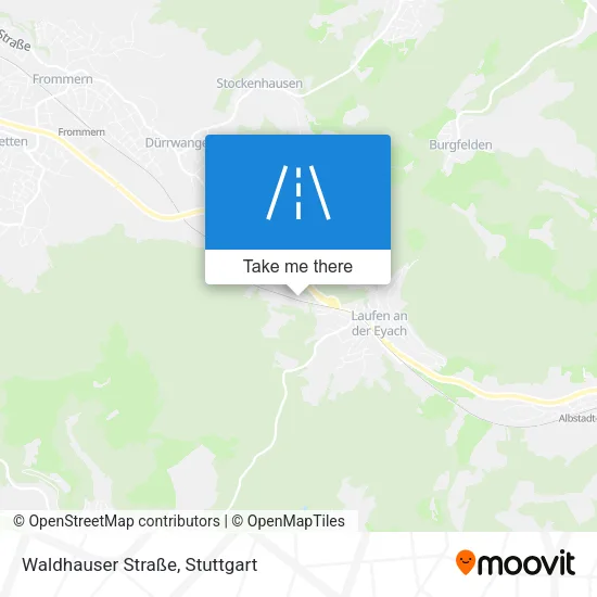 Карта Waldhauser Straße