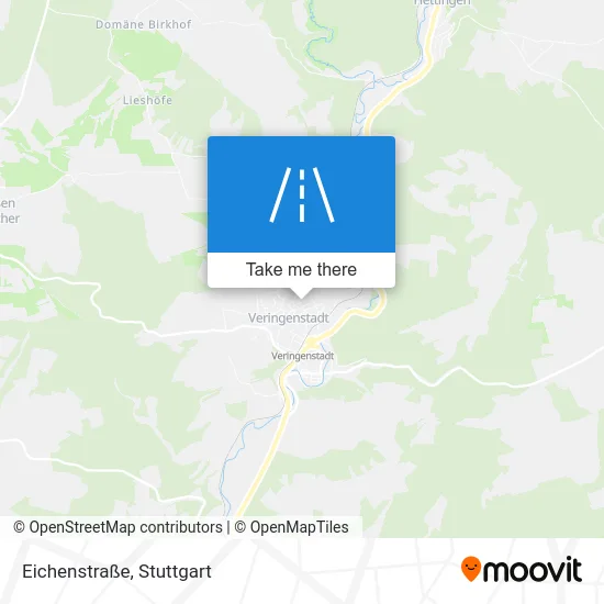 Карта Eichenstraße