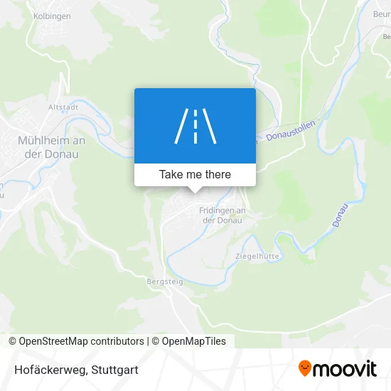 Карта Hofäckerweg