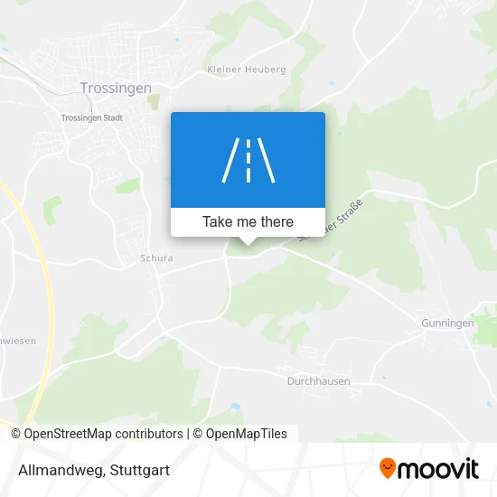 Карта Allmandweg