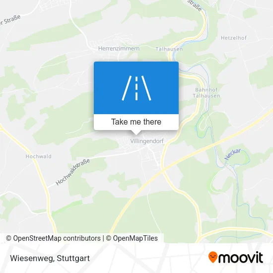 Карта Wiesenweg