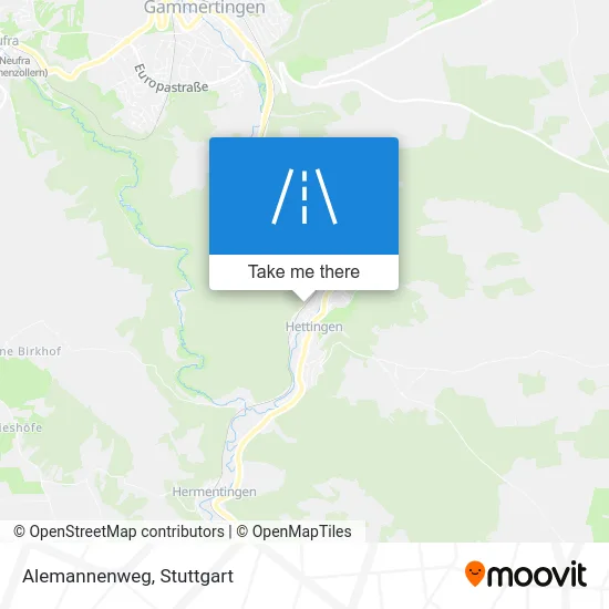 Карта Alemannenweg