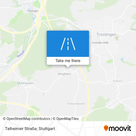 Карта Talheimer Straße