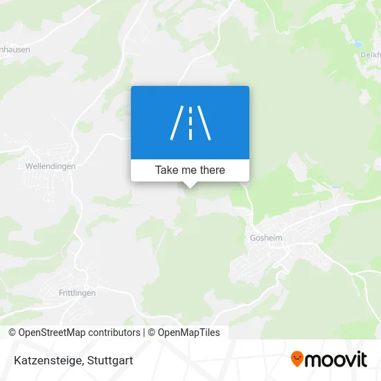 Карта Katzensteige