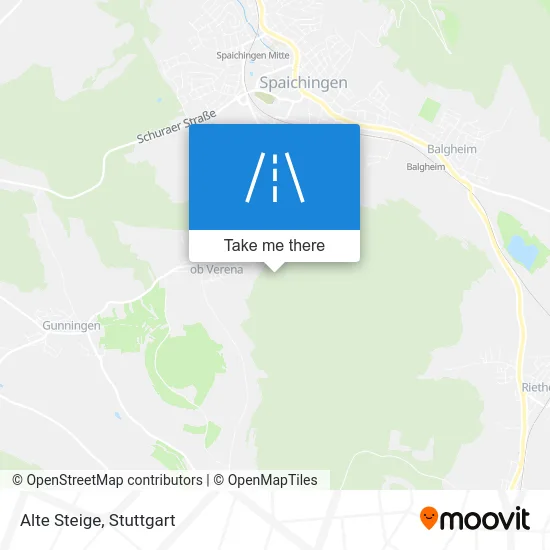 Карта Alte Steige