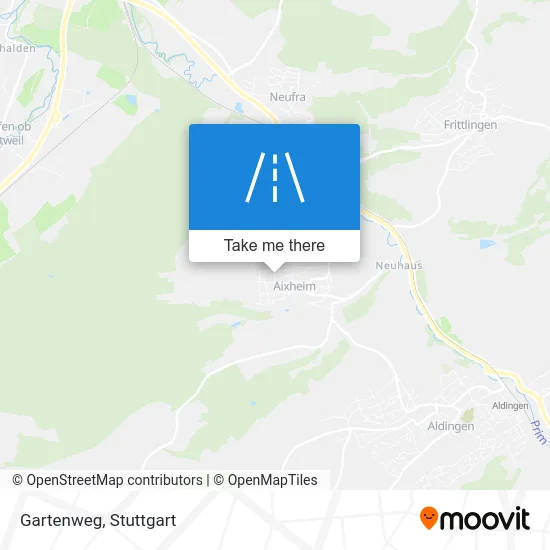 Карта Gartenweg