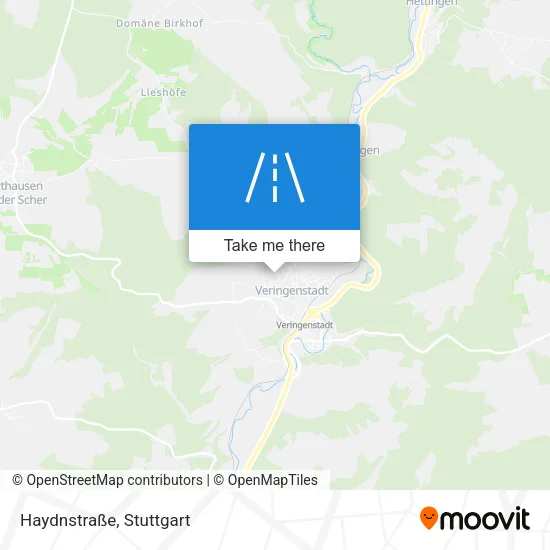 Карта Haydnstraße