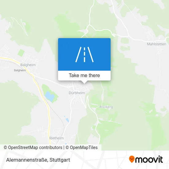 Карта Alemannenstraße