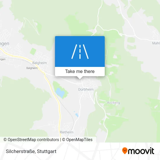 Карта Silcherstraße
