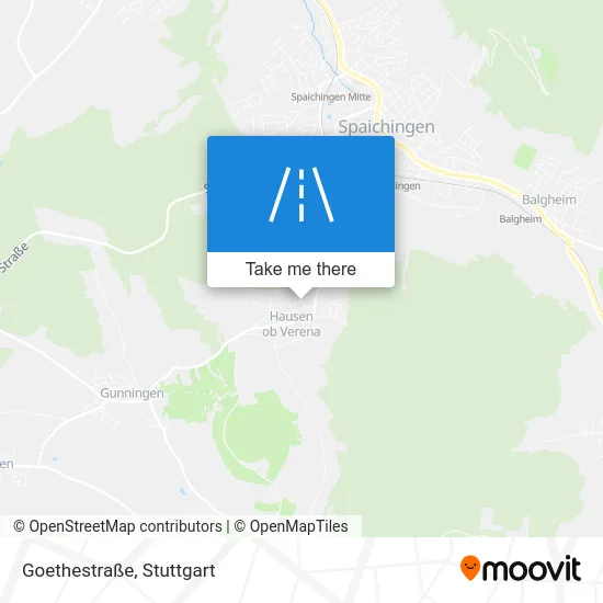 Карта Goethestraße
