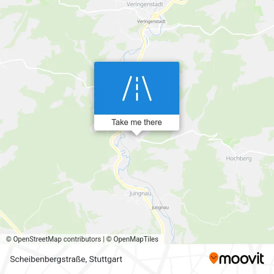 Карта Scheibenbergstraße