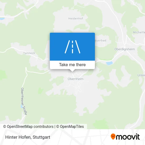 Карта Hinter Hofen