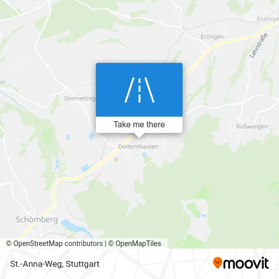 Карта St.-Anna-Weg
