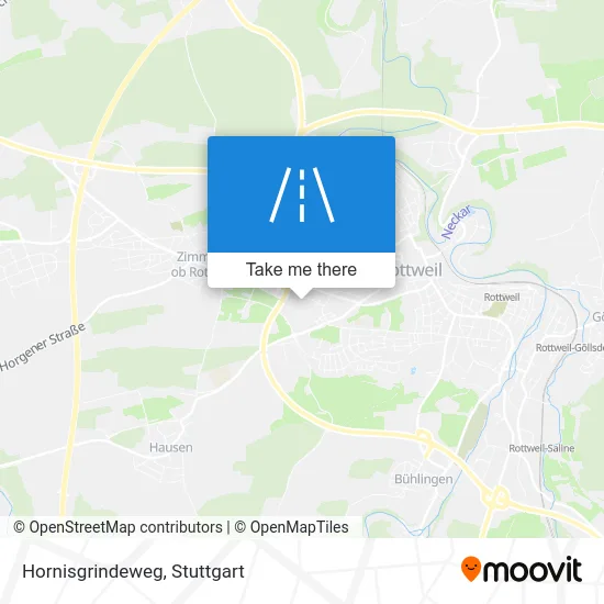 Карта Hornisgrindeweg