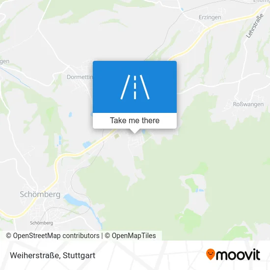 Карта Weiherstraße