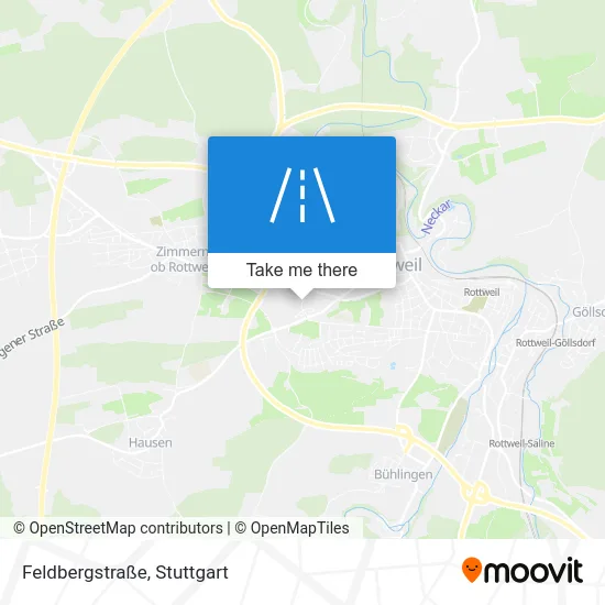 Карта Feldbergstraße