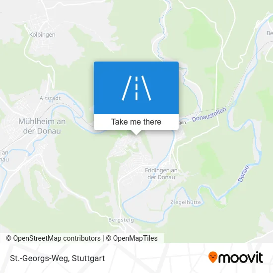 Карта St.-Georgs-Weg