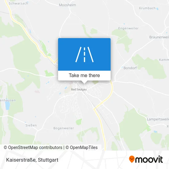 Карта Kaiserstraße