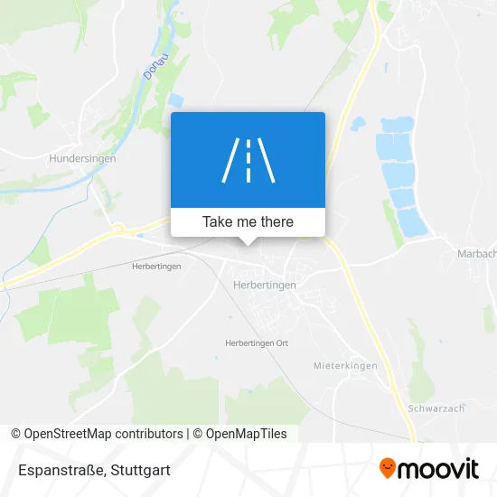 Карта Espanstraße