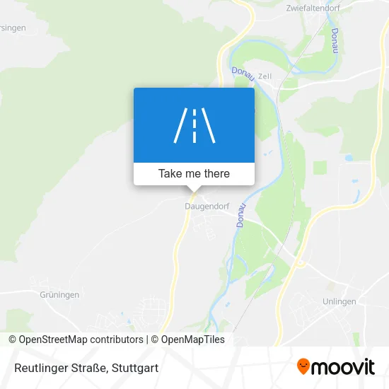Карта Reutlinger Straße