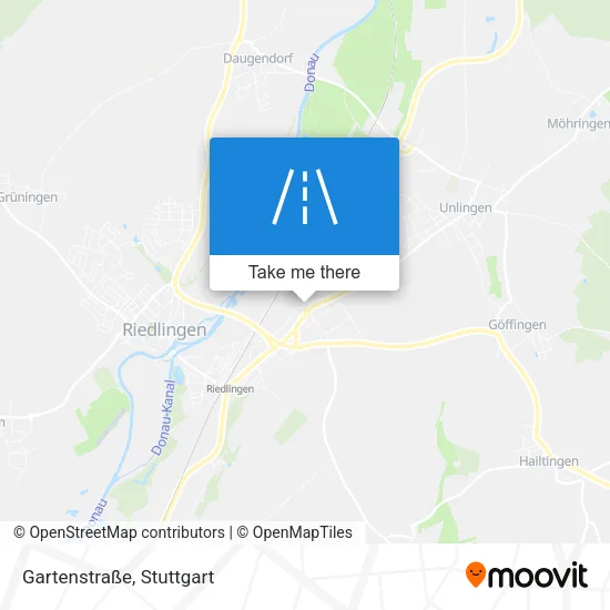 Карта Gartenstraße