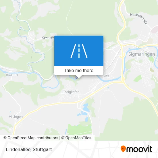 Карта Lindenallee