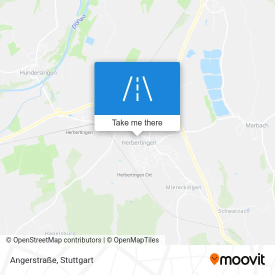 Карта Angerstraße