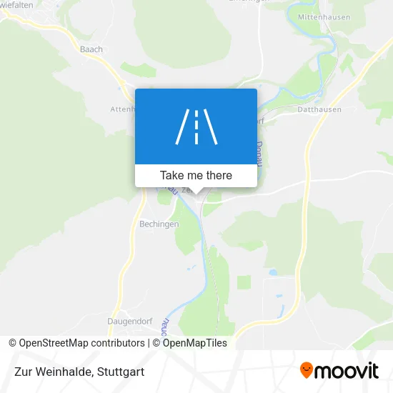 Карта Zur Weinhalde