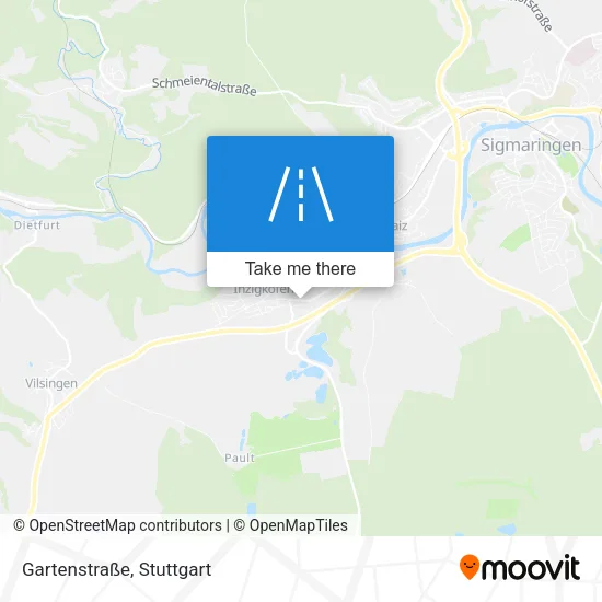 Карта Gartenstraße