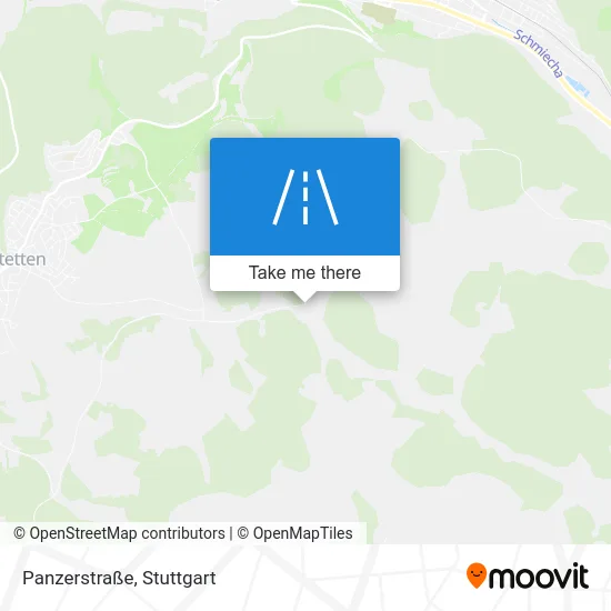 Карта Panzerstraße