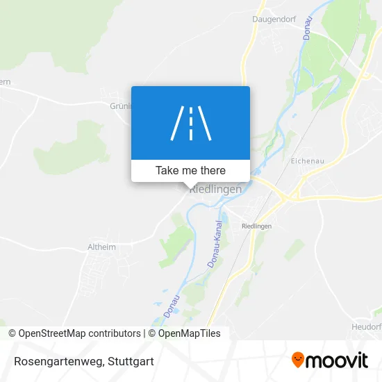 Карта Rosengartenweg