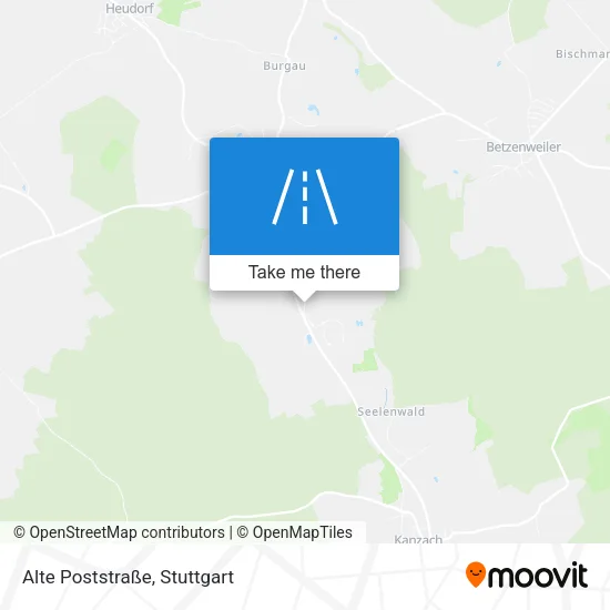 Карта Alte Poststraße