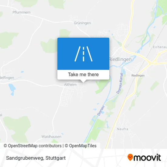Sandgrubenweg map