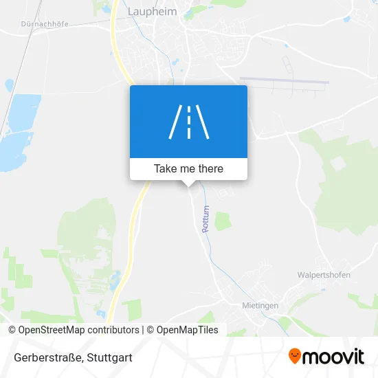 Карта Gerberstraße
