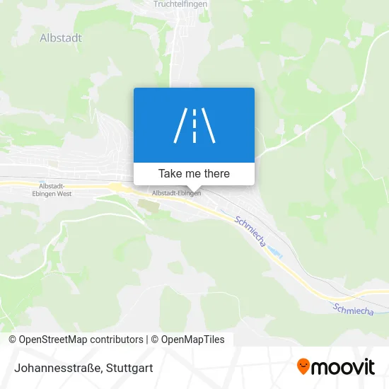 Карта Johannesstraße