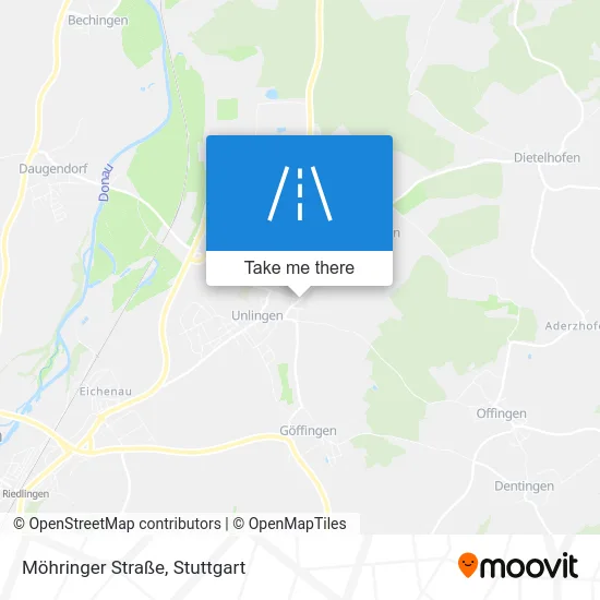 Карта Möhringer Straße