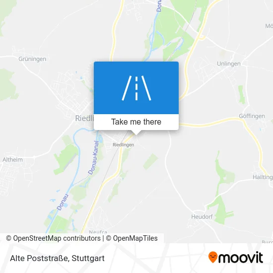 Карта Alte Poststraße