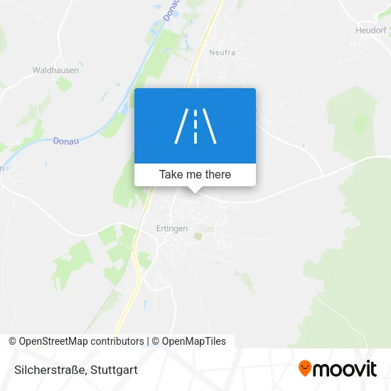 Карта Silcherstraße