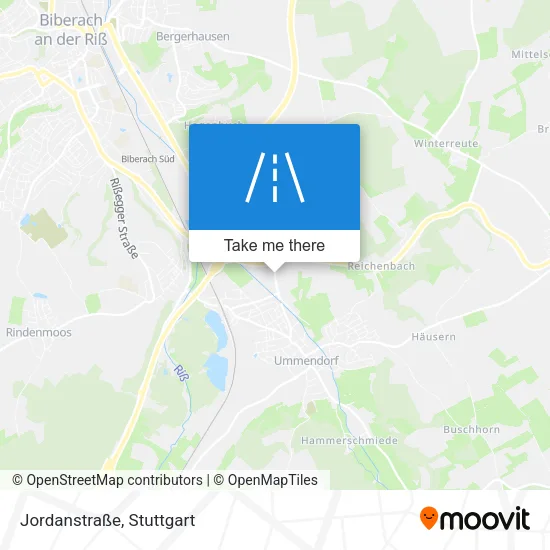 Карта Jordanstraße