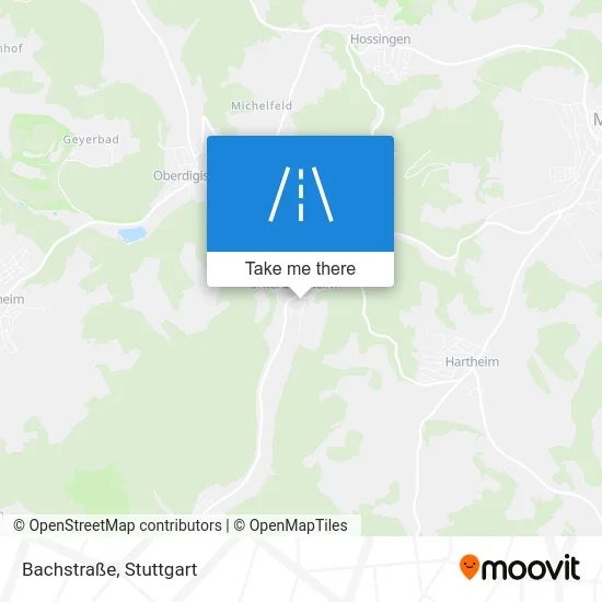 Карта Bachstraße