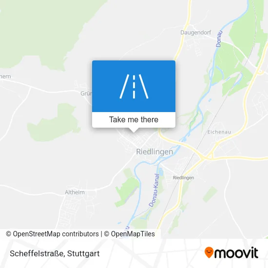 Карта Scheffelstraße