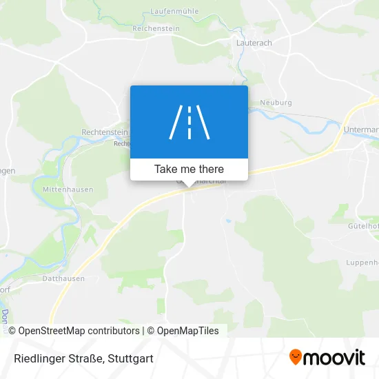 Riedlinger Straße map