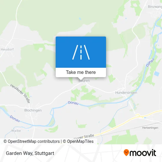 Gartenweg map