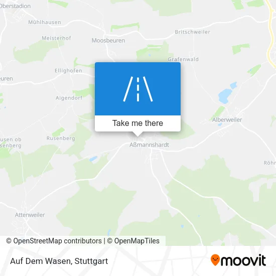 Карта Auf Dem Wasen