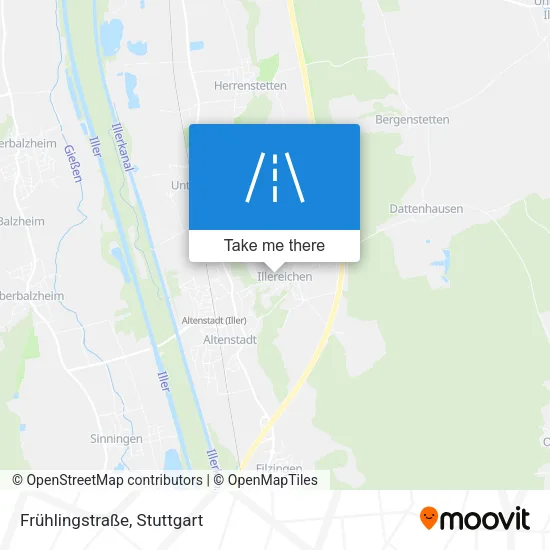 Карта Frühlingstraße
