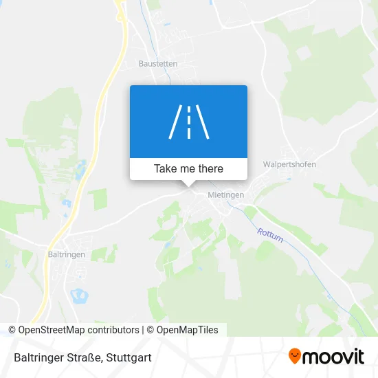 Карта Baltringer Straße