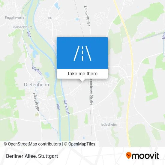 Карта Berliner Allee