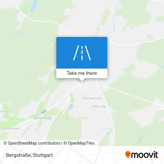 Карта Bergstraße